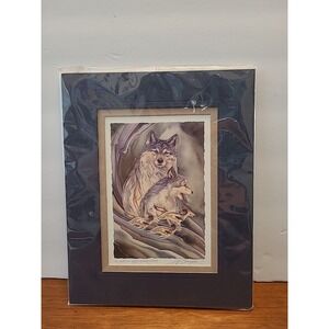 Jody Bergsma Art Signed Print Matte "A‎ New Generation" Wolf Dog